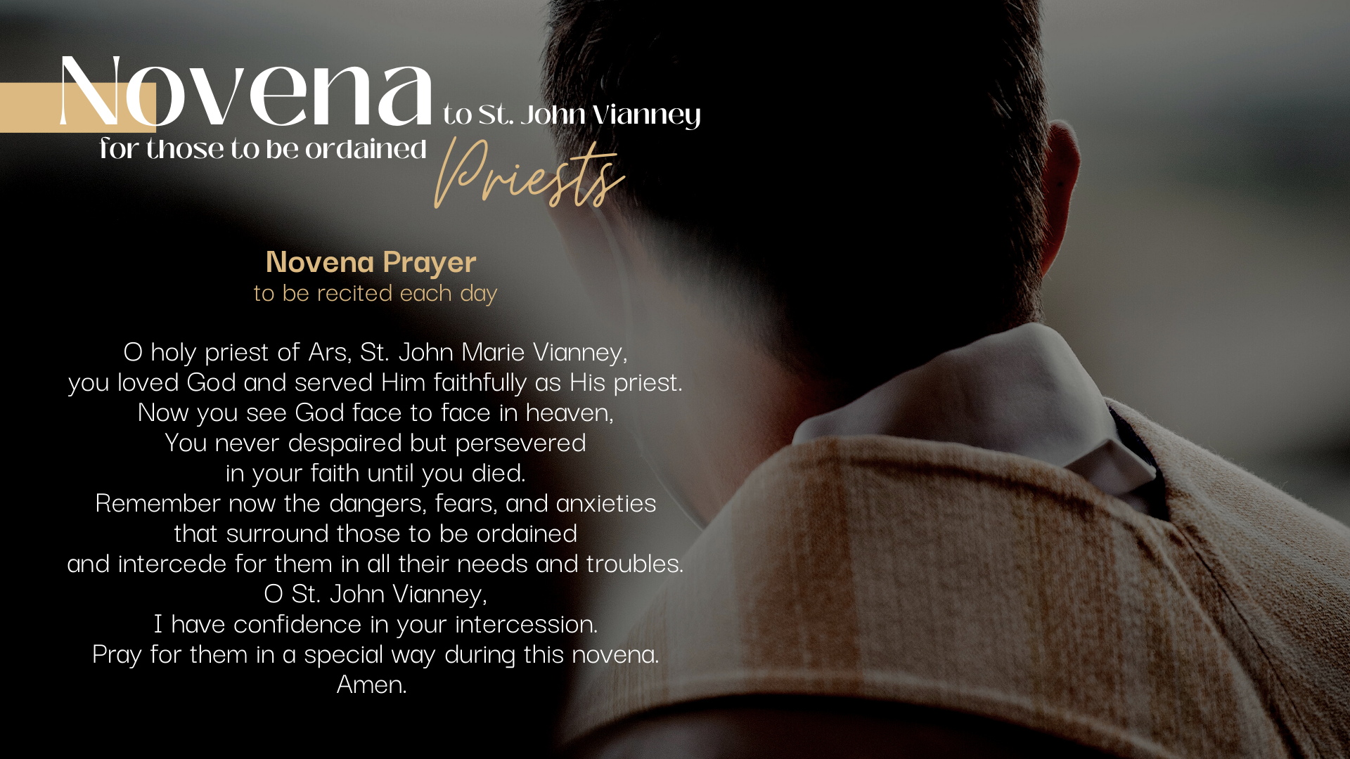 ordination novena prayer